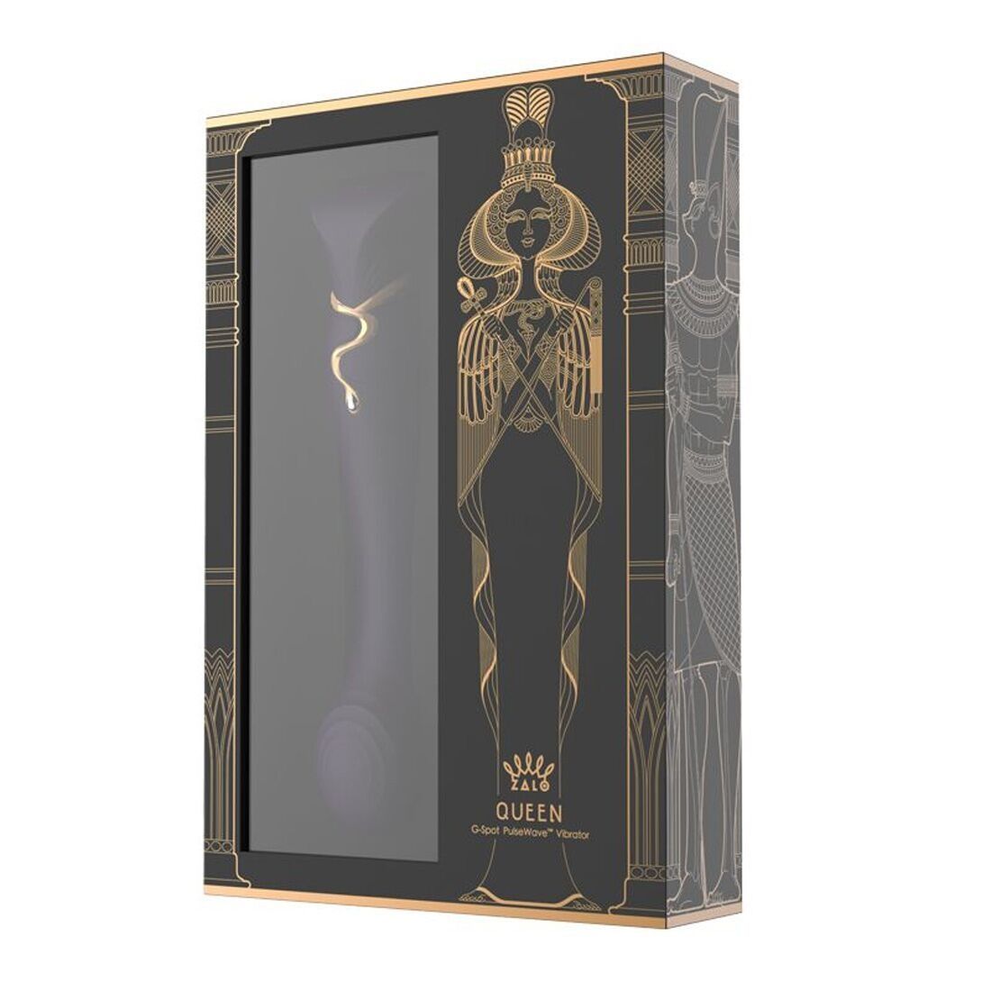 Смартвибратор Zalo &mdash; Queen Twilight Purple, пульсирующая жемчужина, кристалл Swarovski