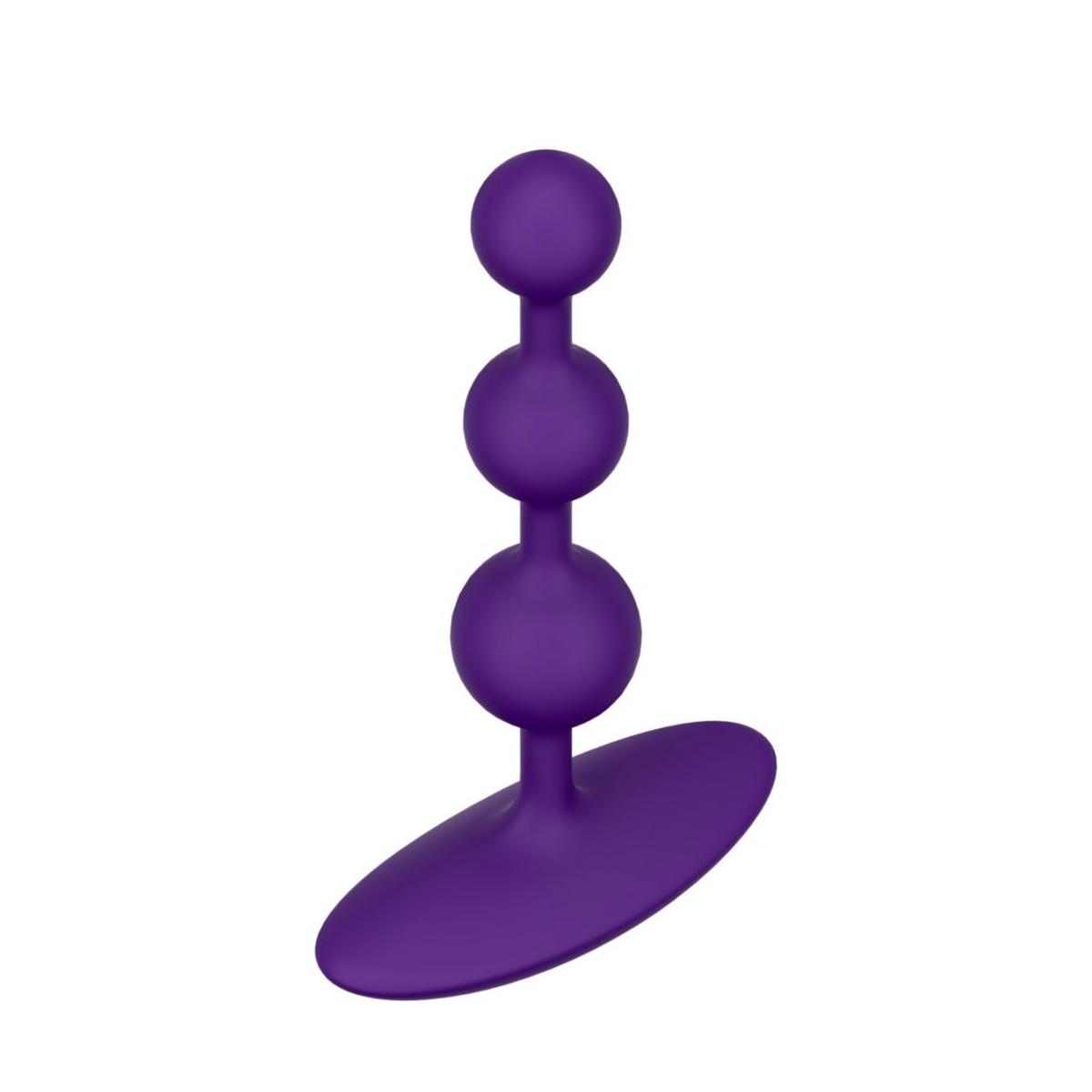 Анальне намисто Romp Amp Dark Purple, силікон, макс. діаметр 2,6 см