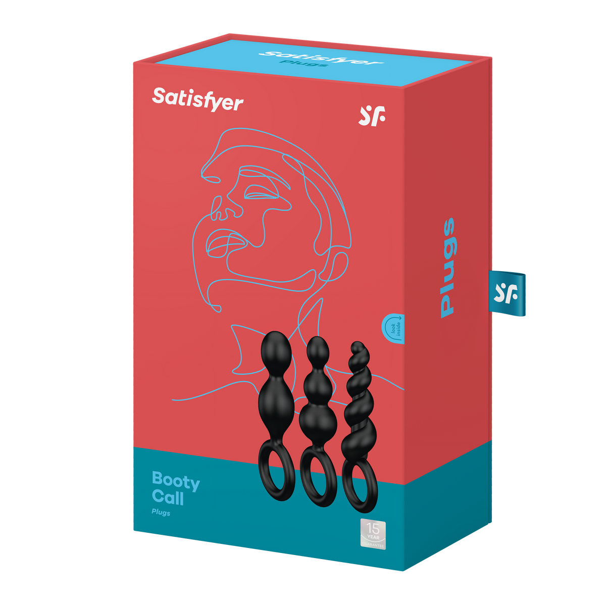 Набор анальных игрушек Satisfyer Plugs black (set of 3)