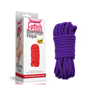 Веревка Fetish Bondage Rope Purple, 10 м