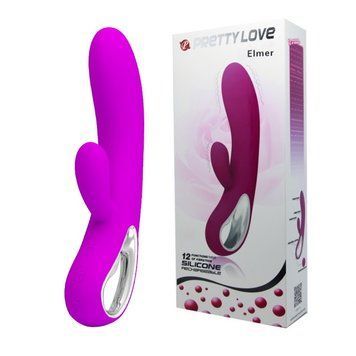 Вібратор-кролик Pretty Love Elmer Vibrator Purple
