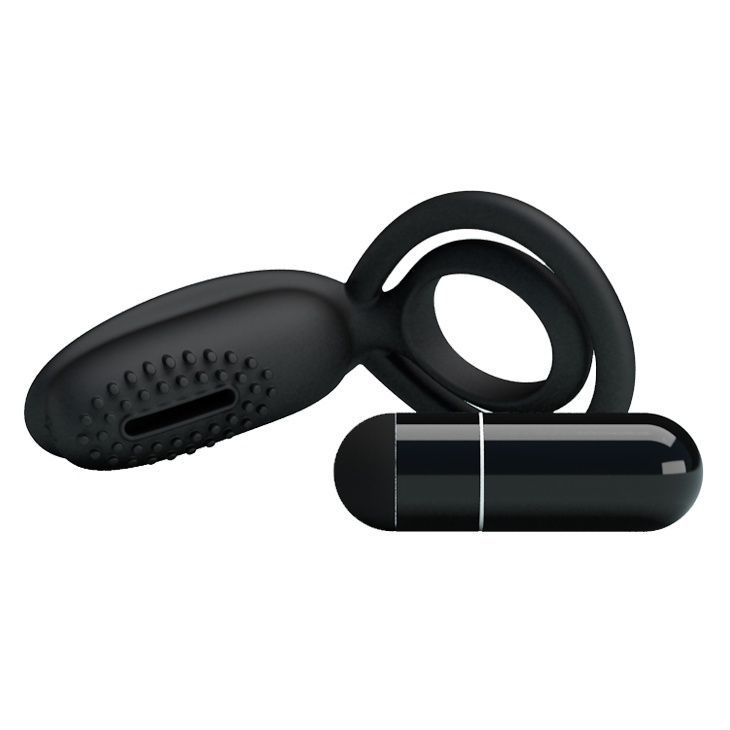 Эрекционное кольцо Pretty Love Esther Penis Ring Black