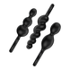 Набор анальных игрушек Satisfyer Plugs black (set of 3)