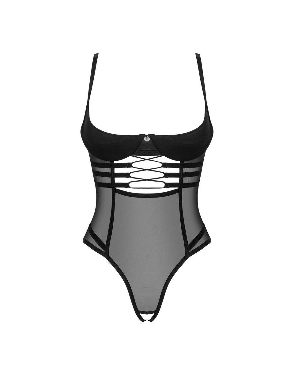 Боді Obsessive Roxelia crotchless teddy  , XS/S
