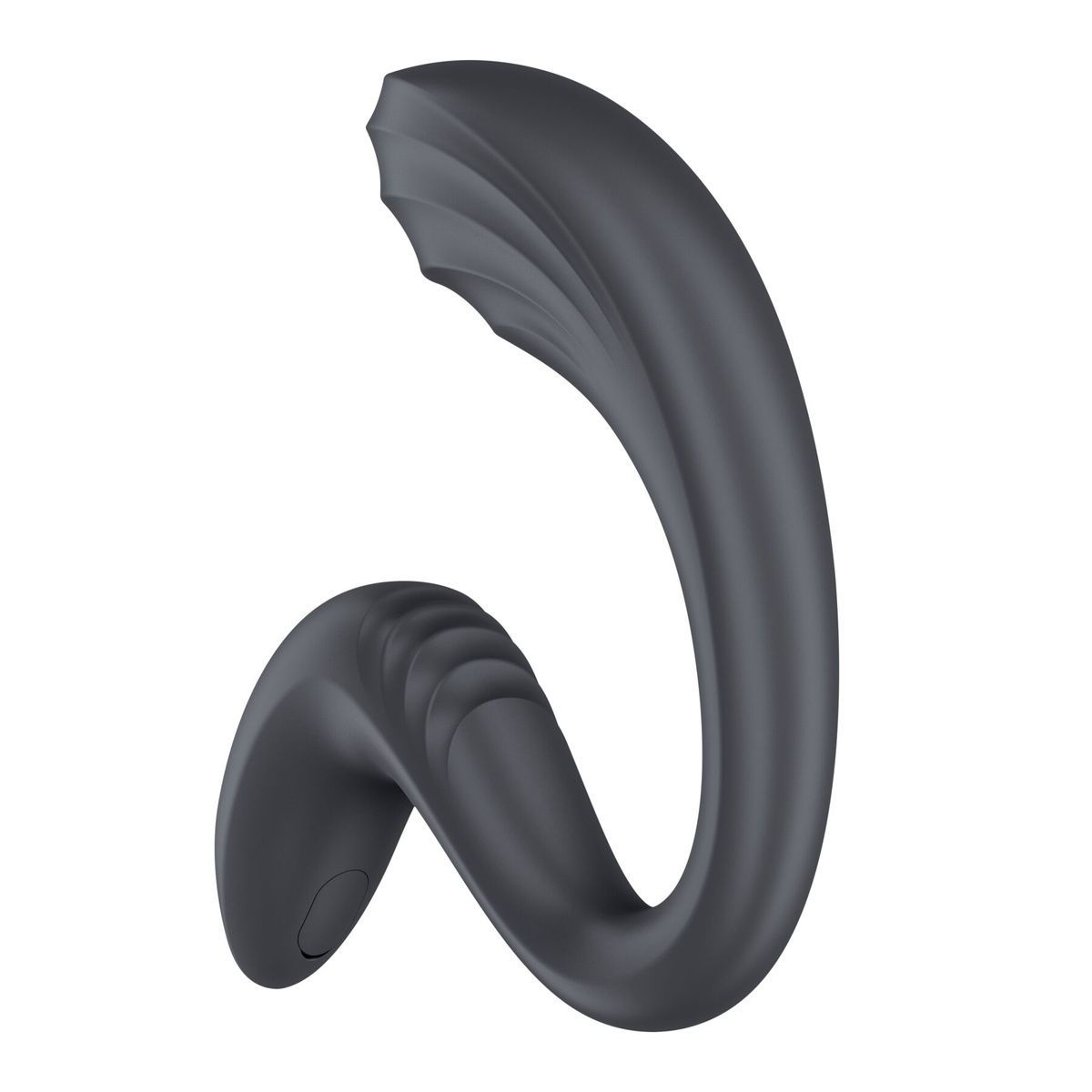 Вагинально-клиторальный вибратор Satisfyer G for Goddess 3 Dark Grey для двойной стимуляции, гибкий