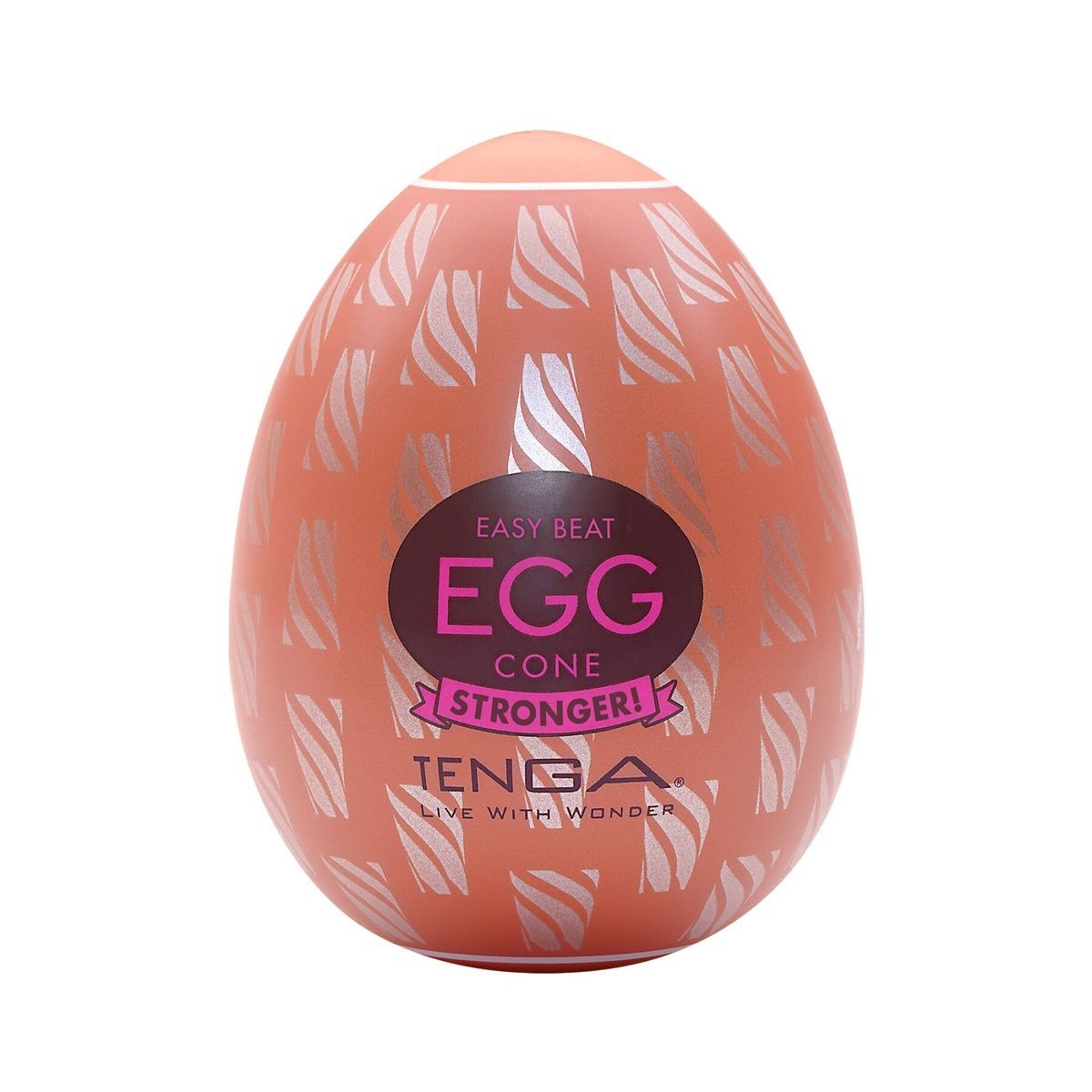 Мастурбатор-яйцо Tenga Egg Cone, плотный TPE, пробник лубриканта 5 мл