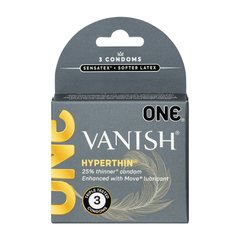 Презервативы супертонкие ONE Vanish Hyperthin 3 шт