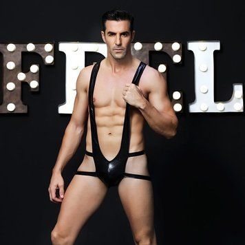 Чоловічий еротичний костюм "Відвертий Фред" One Size Black, One size