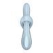 Вибратор с ротацией Satisfyer Heat Flex 4 Blue, подогрев до 39&deg;C