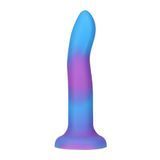Светящийся в темноте фаллоимитатор ADDICTION Rave 8&Prime; Glow in the Dark Dildo Blue Purple, 20,3 см