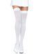 Щільні непрозорі панчохи Leg Avenue Opaque Nylon Thigh Highs White, one size