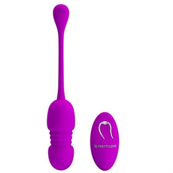 Виброяйцо Pretty Love Callieri Thrusting Vibrating Egg Purple