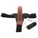 Страпон Ultra Vibrating Realdeal Penis Strap On 6.2"