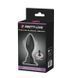 Анальна пробка з вібрацією Pretty Love Push Over To Trigger Vibration Black - 3,4 см