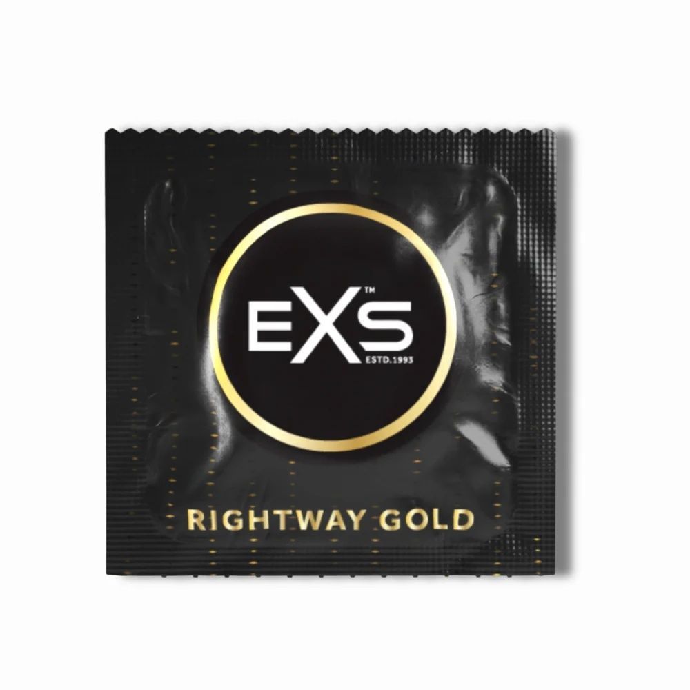 Презервативы EXS Rightway Gold Condoms, 12 шт