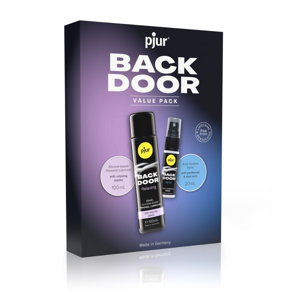 Набор pjur BACK DOOR Value Pack: силиконовая смазка и расслабляющий спрей