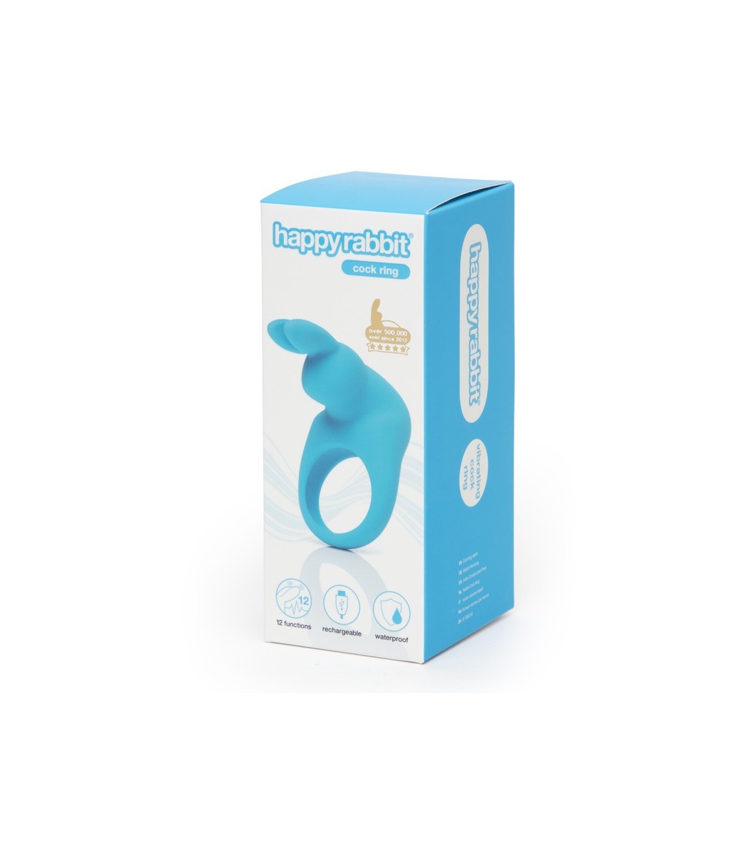 Эрекционное кольцо Happy Rabbit Rechargeable Cock Ring Blue