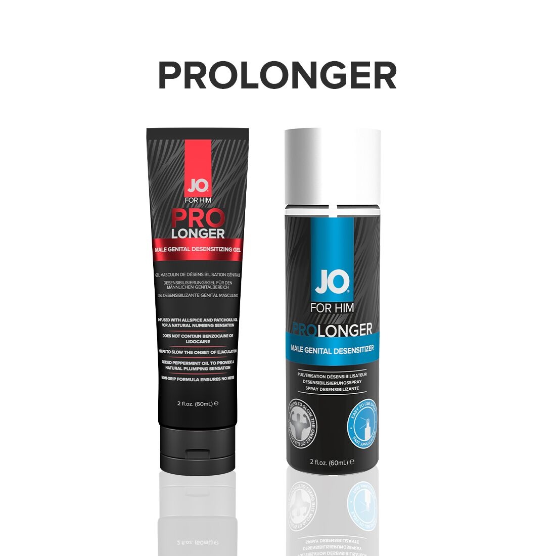 Пролонгер гель System JO Prolonger Gel (60 мл) с маслом перечной мяты, гвоздичного перца и пачулей