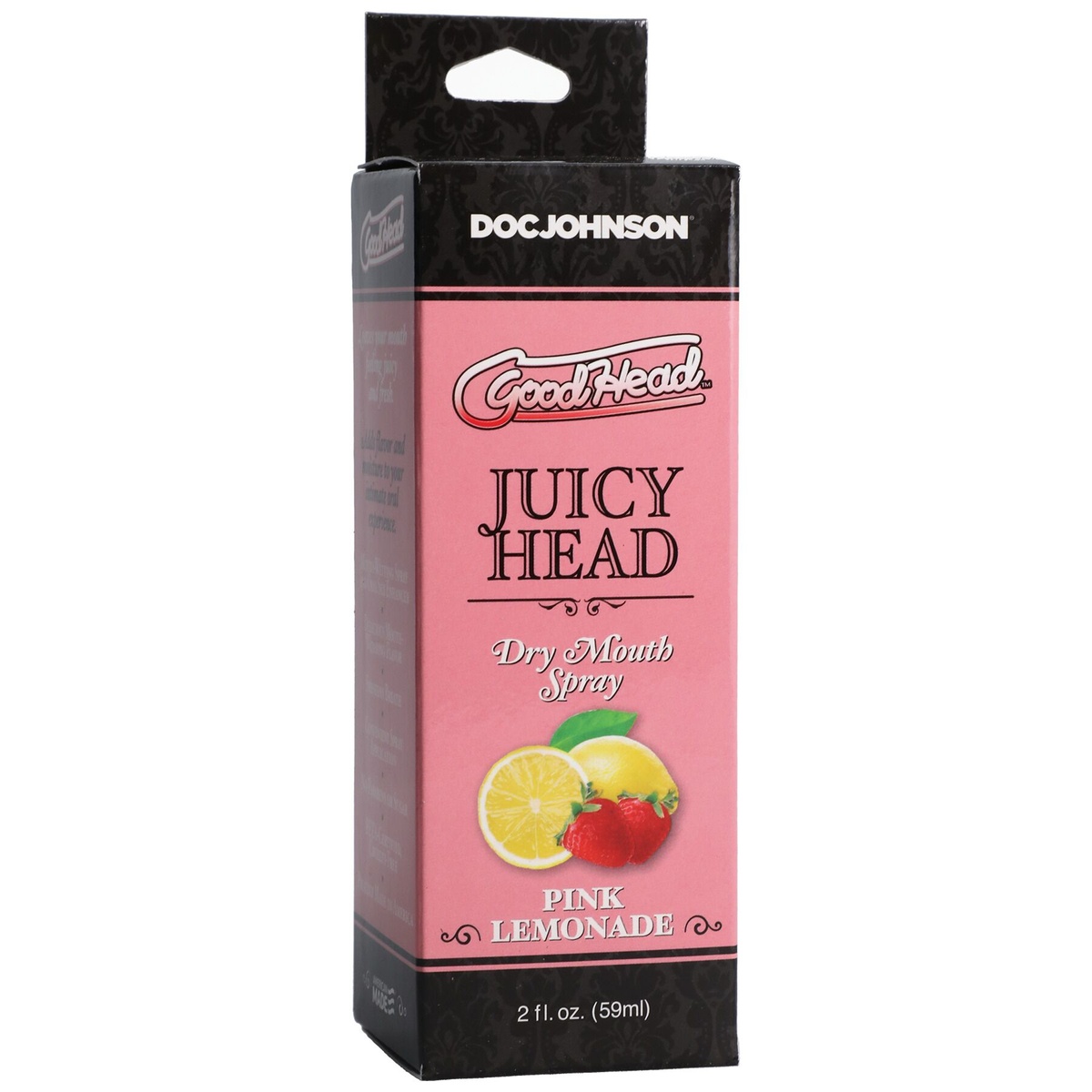 Увлажняющий оральный спрей Doc Johnson GoodHead – Juicy Head Dry Mouth Spray – Pink Lemonade 59мл