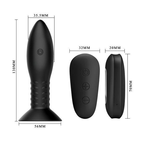 Анальна пробка Mr.Play Rotation Beads Anal Plug - 3,3 см