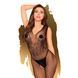 Бодистокинг с узором в виде крыльев и бабочки Penthouse - Wild catch black S/L
