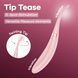 Двухсторонний вибратор Satisfyer Tip Tease Rose для точечной и G-стимуляции