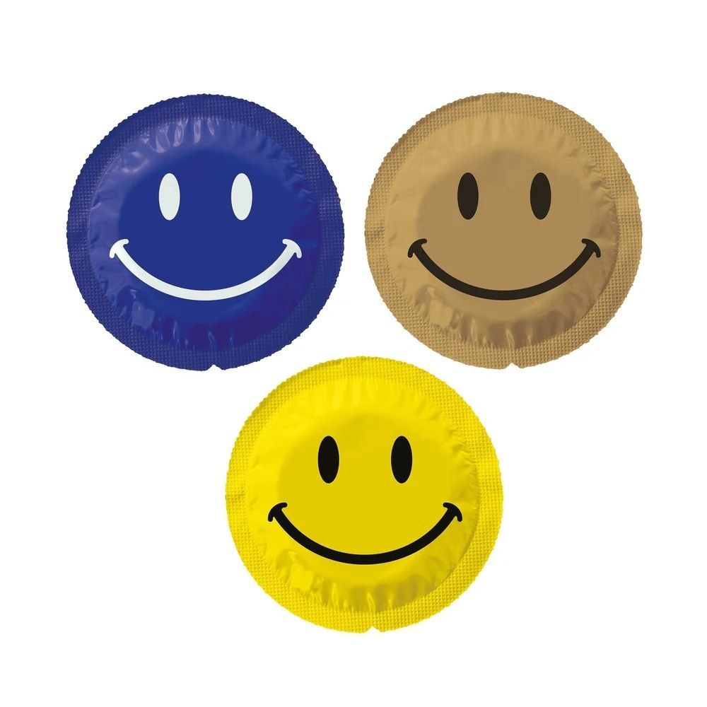 Презервативы EXS Smiley Face Condoms, 12 шт