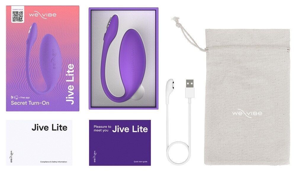 Смарт-виброяйцо We-Vibe Jive Lite Purple, небольшой размер