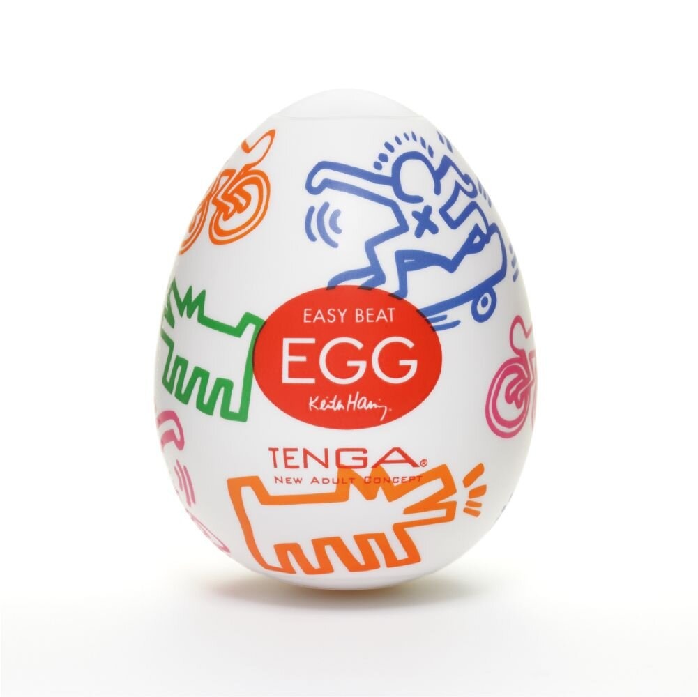 Мастурбатор-яйцо Tenga Keith Haring Egg Street