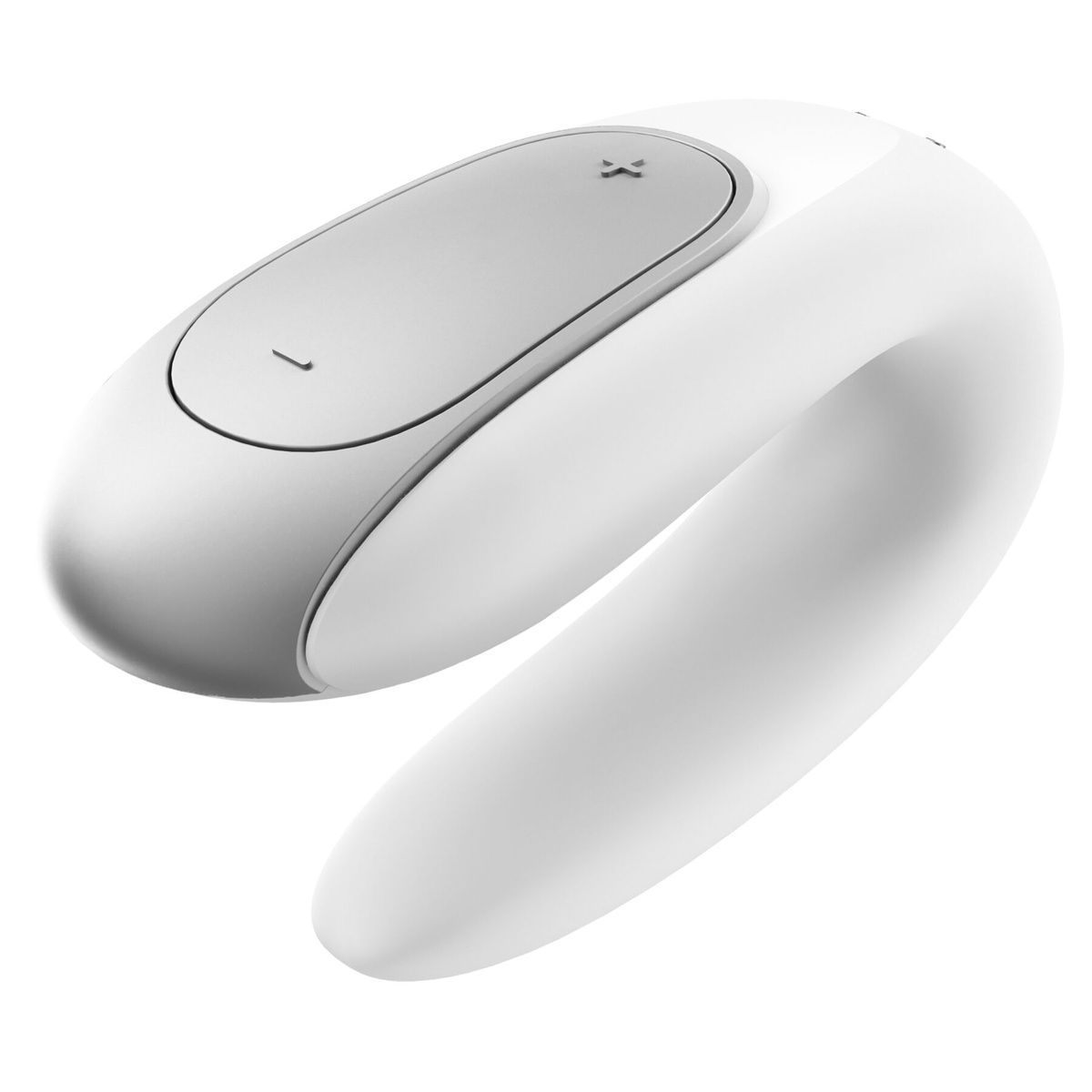 Смарт-вибратор для пар Satisfyer Double Fun с пультом ДУ, белый