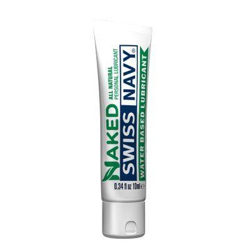 Лубрикант на водной основе Swiss Navy NAKED All Natural, 10 мл, для чувствительной кожи