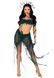 Эротический костюм Медузы Горгоны Leg Avenue Medusa Costume, топ, юбка, нарукавники, украшения, XS