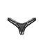 Трусики Obsessive Arrowel Black crotchless thongs , S/M