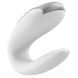 Смарт-вибратор для пар Satisfyer Double Fun с пультом ДУ, белый