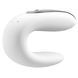 Смарт-вибратор для пар Satisfyer Double Fun с пультом ДУ, белый