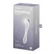 Двусторонний стеклянный дилдо Satisfyer Dazzling Crystal 1 Transparent, очень прочный, без стоппера