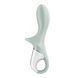 Анальный надувной вибратор Satisfyer Air Pump Booty 3, гибкий ствол