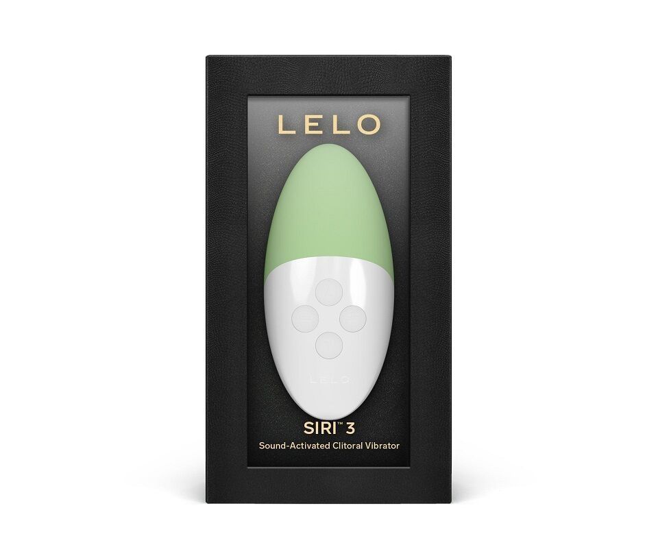 Музыкальный вибратор для клитора LELO SIRI 3 Green, вибрации в ритме звуков без смартфона
