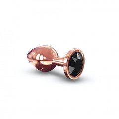 Металлическая анальная пробка с украшением в виде кристалла Dorcel - Diamond Plug Rose Gold M