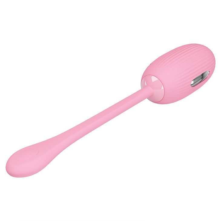 Виброяйцо Pretty Love Doreen Electric Shock Egg Light Pink (App), 60 г