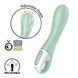 Вибратор точки G Satisfyer Air Pump Vibrator 3, надувается, 12 режимов вибрации