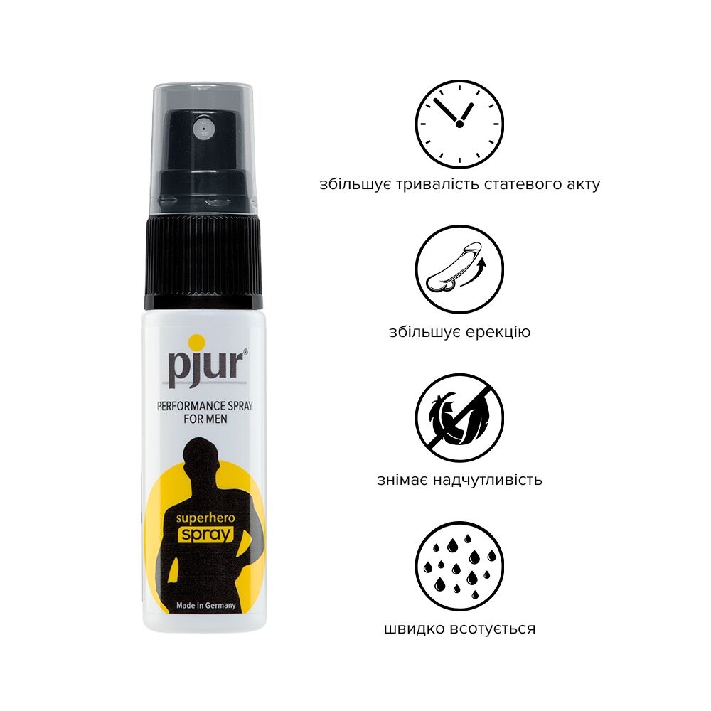 Пролонгувальний спрей pjur Superhero Spray, 20 мл