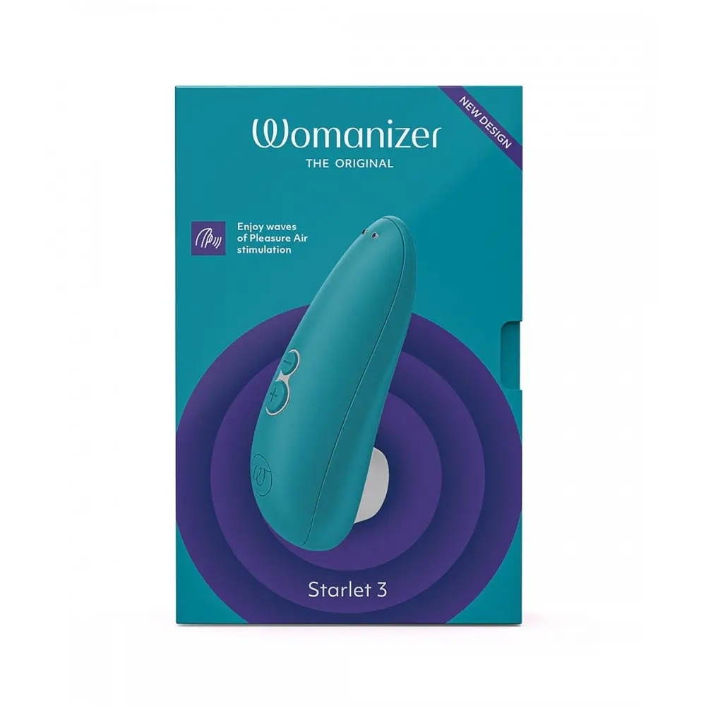 Вакуумный клиторальный стимулятор Womanizer Starlet 3 Turquoise