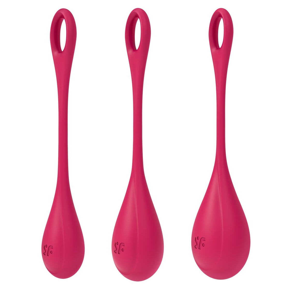 Набір йоні намистин Satisfyer Yoni Power 1 Red,  вага 22-46-74 гр.