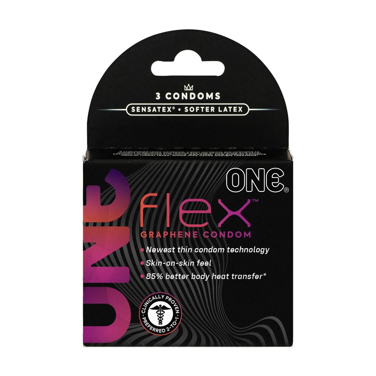 Презервативи ультратонкі ONE Flex, 3 шт.