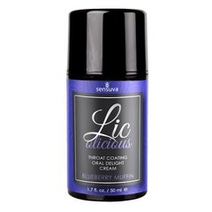 Гель для минета Sensuva Lic-o-licious Blueberry Muffin (50 мл)