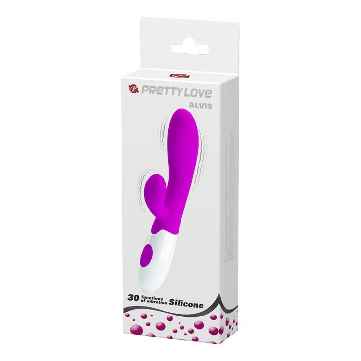 Вібратор-кролик Pretty Love Alvis Vibrator Purple