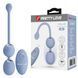 Вагінальні віброкульки Pretty Love Willie Vibrating Kegel Balls Light Blue