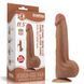 Фаллоимитатор LoveToy Sliding-Skin Dual Layer Dong 11.5" Brown
