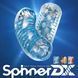 Мастурбатор Tenga Spinner DX 03 Steps, з пружною стимулювальною спіраллю всередині, потужний вплив